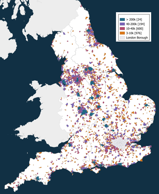 Map of places